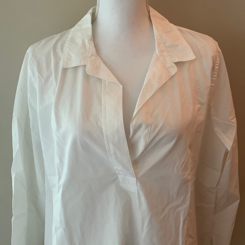 Snow-White Pull-Over Shirt